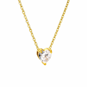 Heart Cubic Zirconia Pendant Necklace