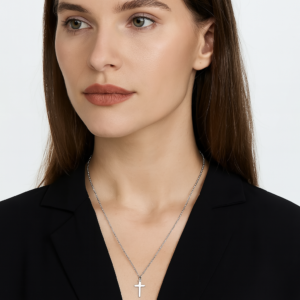 Simple Cross Pendant Necklace