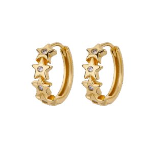 Stardust Hoop Earrings