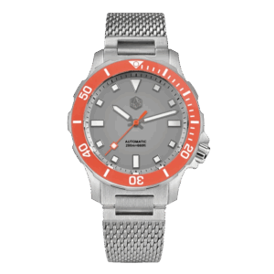 San Martin Diver Watch Steel Mesh