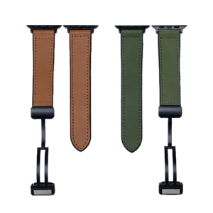 Apple Watch Leather & Silicone Band